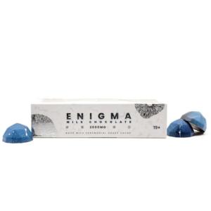 Enigma Milk Chocolate Mushroom Bar triple strength psilocybin mushroom bar Canada vegan